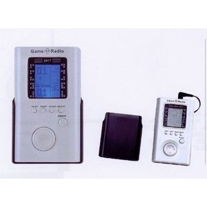 2 1/8"x1 1/8"x4 1/4" Pocket Game & Portable FM Radio