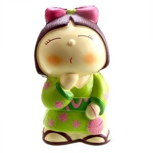 Slow Rising Scented Green Japanese Girl Squishy