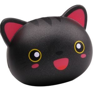 Slow Rising Scented Jumbo Black Cat Head Face Squishy