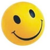 Sport Series Happy Face Stress Reliever Ball