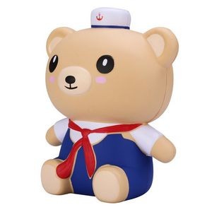 Slow Rising Scented Sailor Bear Boy Squishy