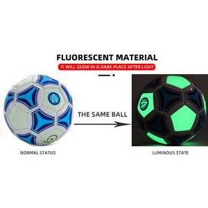 Luminous Soccer Ball Glow In Dark