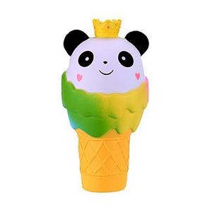Slow Rising Scented Rainbow Panda Ice Cream Squishy