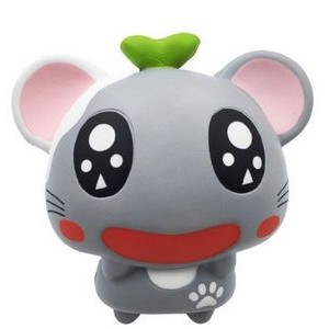Slow Rising Scented Gray Mouse Angel Squishy