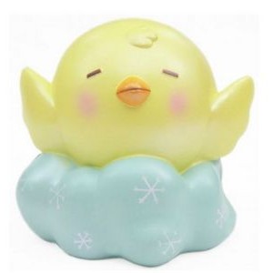 Slow Rising Scented Shimmery Chubby Yellow Chicken w/Cloud Squishy