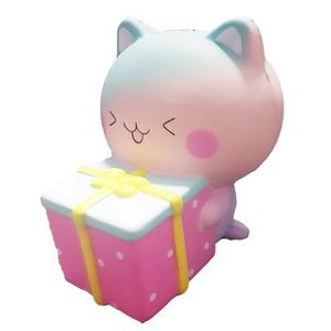 Slow Rising Scented Cat w/Gift Box Squishy