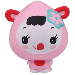 Slow Rising Scented Pink Flower Doll Squishy
