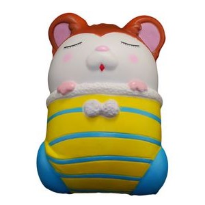 Slow Rising Scented Yellow Sleeping Hamster Squishy