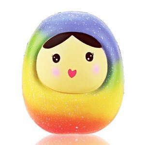 Slow Rising Scented Rainbow Jumbo Russian Doll (Matryoshka) Squishy