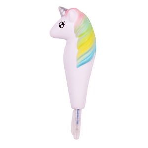 Slow Rising Squishy Unicorn Pen - Rainbow