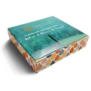 CUSTOM BOX (12.25" x 11.25" x 2.75") *Includes Full Color & Eco-Friendly High Gloss Laminate Finish