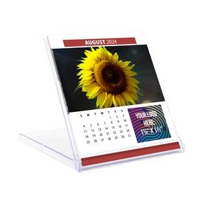 Nature, Floral or Seasonal Stock Photo Desk CD Case Calendar (4 5/8"x5 7/16")