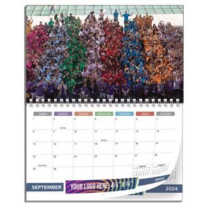 12 Photos Small Size Custom Wall Calendars (8 1/2"x11"")