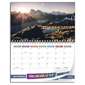 12 Photos Small Size Stock Wall Calendars (8 1/2