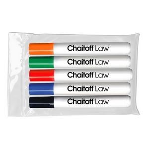 Liqui-Mark Chisel Tip Dry Erase Marker (5-Pack)