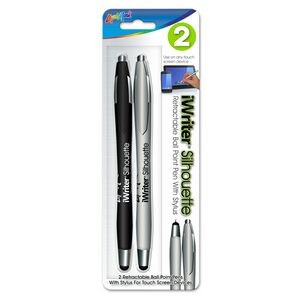 Liqui-Mark® iWriter® Silhouette Retractable Ballpoint Pen w/Stylus