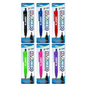 Single Pack XL Jumbo Ball Point Pen - Assorted Colors