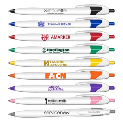 Liqui-Mark® Silhouette Retractable Ballpoint Pen - Black Ink