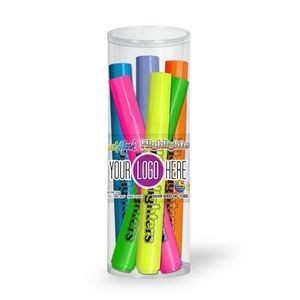 Liqui-Mark® Brite Spots® Highlighter 6-Pack Tube Set w/Full-Color Decal