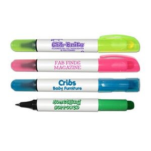 Liqui-Mark® Gel-Brite™ Gel Highlighter & Ballpoint Pen Combo