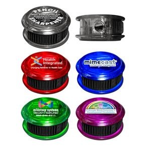 Round Pencil Sharpener w/Slide Cover (Full-Color Decal)