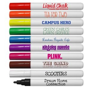 Liquid-Mark Liquid Chalk Erasable Wipe-Off Markers