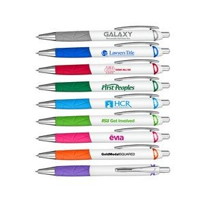 Galaxy by Liqui-Mark Retractable Ballpoint Pen w/Rubber Grip