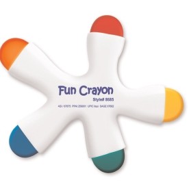 Liqui-Mark® Fun Crayon™ 5-Color Crayon