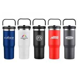 30oz Vacuum Insulated Travel Mug with Carrier