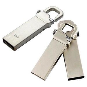 Capless Metal Key Ring USB Drive (64GB)