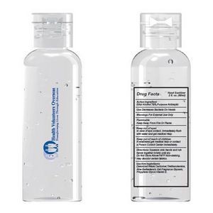 60ML 2OZ Antibacterial Hand Sanitizer Gel With 75% Alcohol Custom Label Optional, Full Color Label I