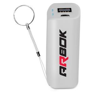 1200mAh Compact Power Bank With Keychain Included