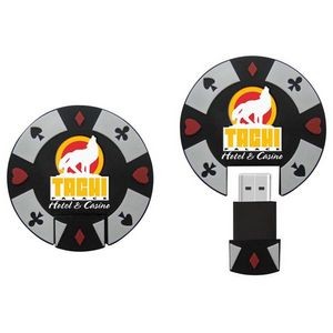 Custom Poker Chip USB Flash Drive (2 GB)
