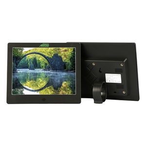 8" Metal Digital Picture Frame, Support Slide Show, Music and Video Play