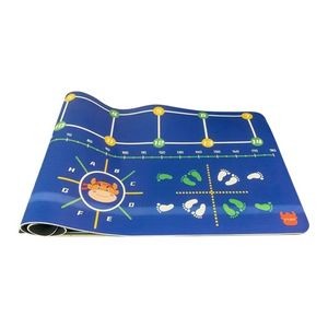 Yoga Mat With Eco Friendly TPE Material And Full Color UV Pr
