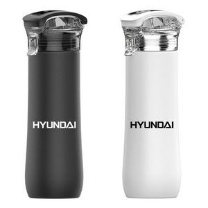 23 Oz. Double Wall Vacuum Insulated SS Bottle with locking flip top lid and carrying handle