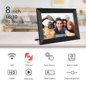 FRAMEO 8" Smart WiFi Digital Photo Frame Share Images And Videos Instantly Anywhere