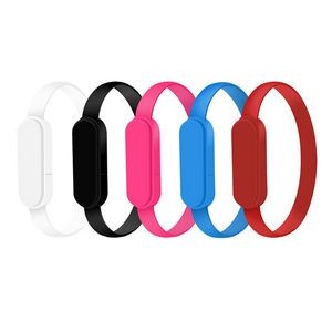 Bracelet Wristband USB Data Transfer & Charging Cable 2 in 1 Connector