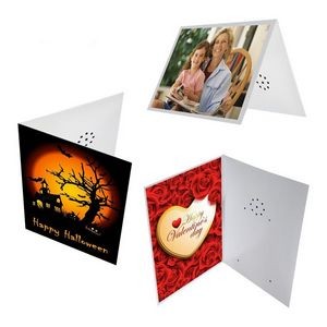 Full Color Total Customized Greeting Card With Recorder For Personalized Voice Message