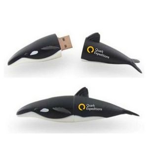 Whale-shaped USB drive