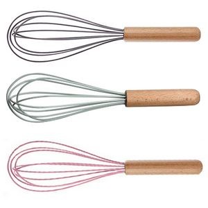 Silicone whisk with Wooden Handle, Optional Cooking Utensil Set