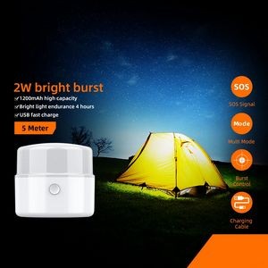 200LM Hangable Camping Lantern And LED Light, Rechargeable 1200mAh Battery - OCEAN PRICE