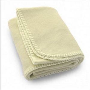 Fleece Baby Blanket - Soft Yellow (Overseas) (30"x40")