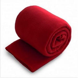 Fleece Throw Blanket - Red (Overseas) (50"x60")