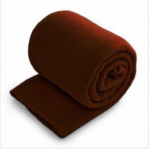 Fleece Throw Blanket - Cocoa Brown (Overseas) (50"x60")