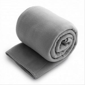 Fleece Throw Blanket - Heather Gray (Overseas) (50"x60")