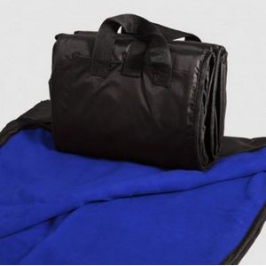 Picnic Blanket - Fleece With Waterproof Shell - Royal Blue