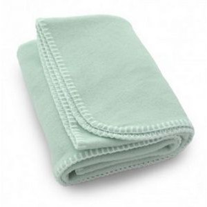 Fleece Baby Blanket - Mint Green (Overseas) (30"x40")