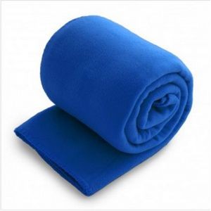 Fleece Throw Blanket - Royal Blue (Overseas) (50"x60")