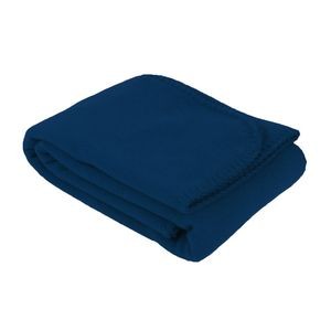 Fleece Lap Blanket - Navy Blue (Overseas) (30"x40")